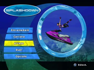 Splashdown screen shot title